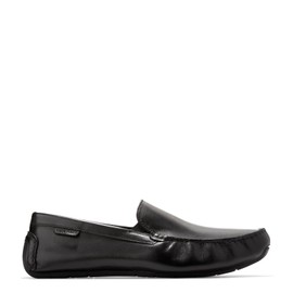 Cole Haan Men's Grand+ Venetian Drivers Driving Style Loafer, Black/Black, 9.5 Wide