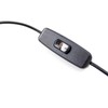Newhouse Lighting NHCLP-LED-BLK Black Metal Flexible Clamp-Style LED Goose Neck