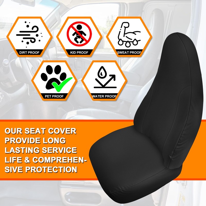 Kistrba Front Truck Seat Cover Compatible with 1998-2002 Dodge Ram