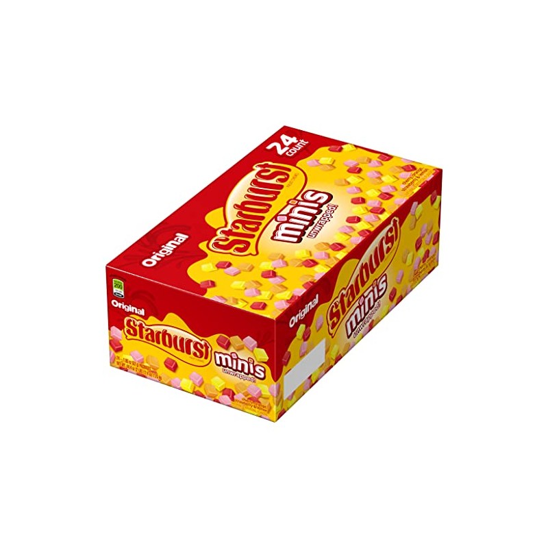 Starburst Minis Original Candy Fruit Chews, 24 x 1.85 oz,