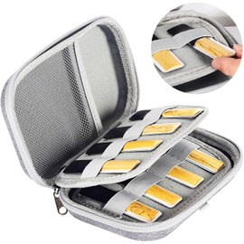 Saxophone Reed Case Abrasion Resistant Storage Box Lead Carrying Case Alto Saxophone Wind Instrument Parts, gray, Casual