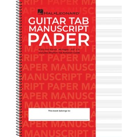 Guitar Tablature Manuscript Paper - Wire-Bound: Manuscript Paper