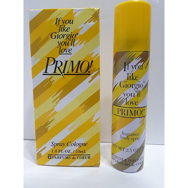 Primo By Parfums De Coeur For Women. Cologne Spray 1.8-Ounce
