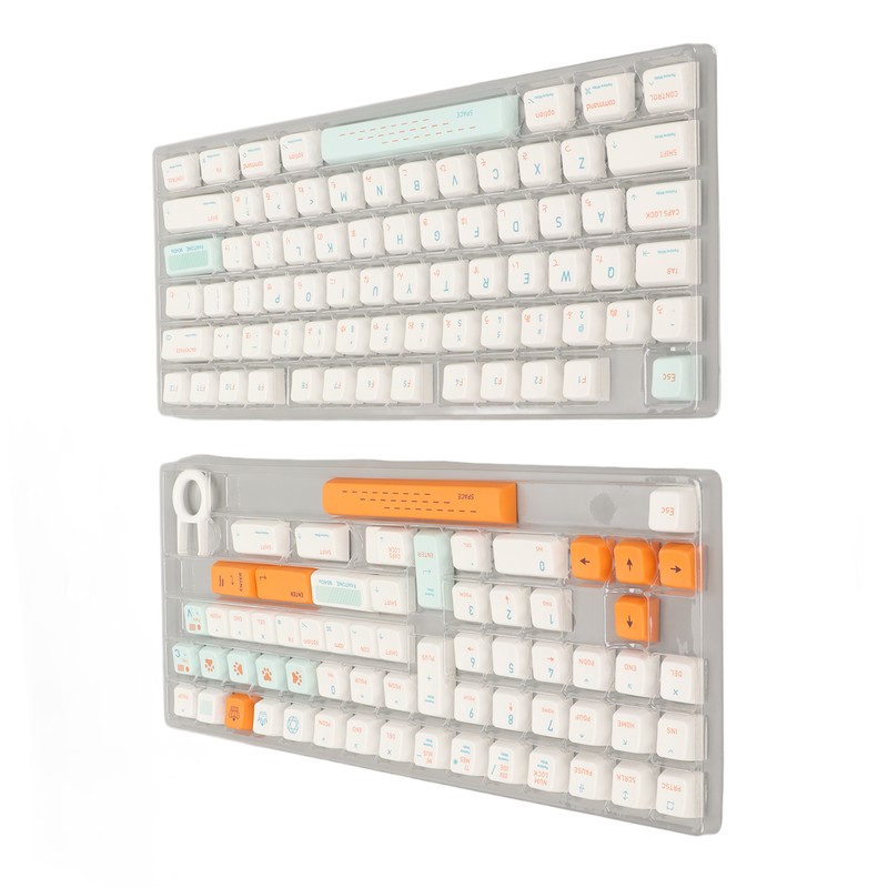 138 Keys Mechanical Keyboard Keycaps Heat Lifting Process Ergonomic PBT