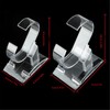 Hattba Multipurpose C Shape Clear Watch Storage Stand Jewelry Organizers