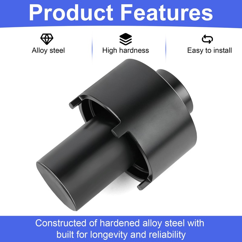 Outopakkle Rear Axle Hub Bearing Spindle Lock Nut Socket Wrench