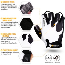 boildeg Unisex Cycling Gloves, Non-Slip & Shock-Absorbing Mountain Bike Gloves, Turn Signal Gloves
