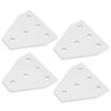 203040 T Shape Joining Plate Aluminium Alloy 5‑Hole Joint Bracket
