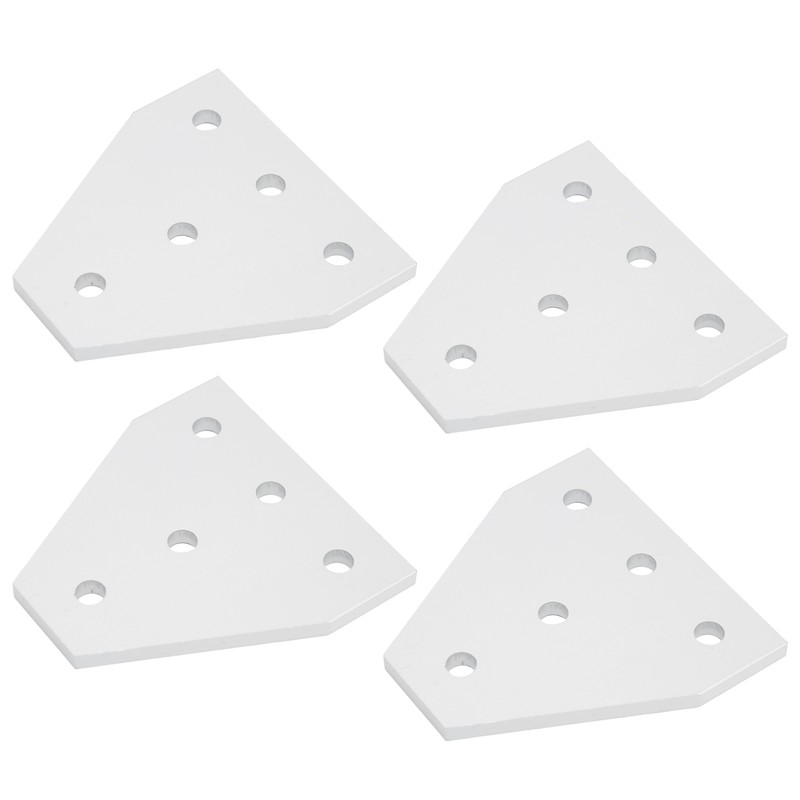 203040 T Shape Joining Plate Aluminium Alloy 5‑Hole Joint Bracket
