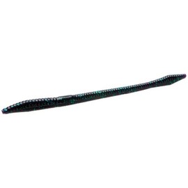 Zoom 006005 Trick Worm , 6 1/2-Inch, 20-Pack, Junebug