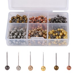 480Pcs Drawing Pins, Metal Push Pins for Pinboard, Ample Quantity of Board Bulletin Board Push Pin, Sturdy World Map Pin Board, Small Thumb Tacks for World Map Photo Files or Cork Bulletin Boards
