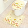 OKA Daisy Marche U-Shaped Toilet Seat Cover, Beige, Antibacterial, Odor