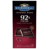 GHIRARDELLI Intense Dark Chocolate Bar, 92% Cacao, 3.17 Oz Bar
