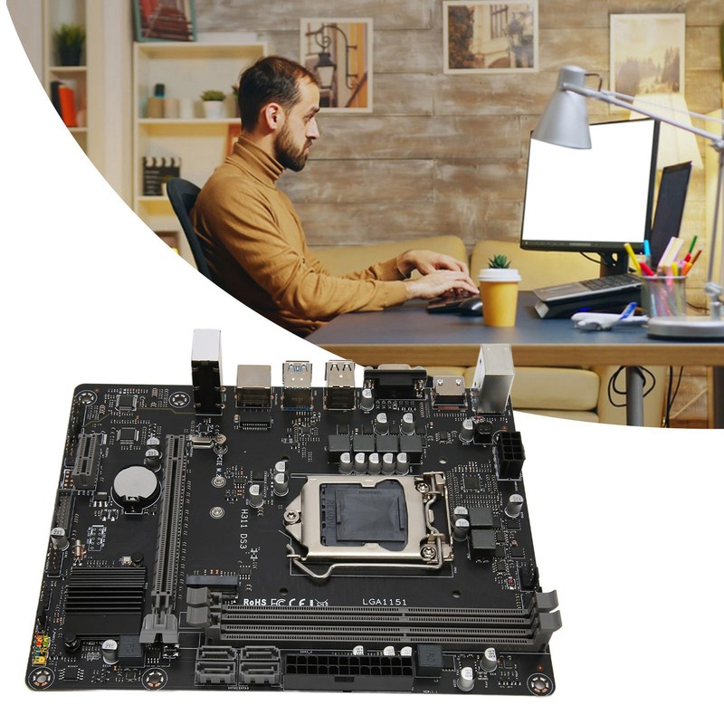 DDR3 Motherboard M.2 PCIe 4 SATA 3.0 4 USB3.0 4