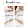 82Pcs Wiring Connector Conductor PCT Colorful Connecting Terminals with Bracket