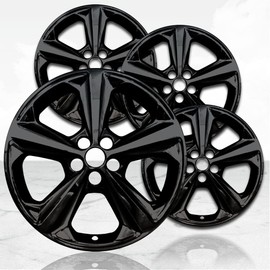 Upgrade Your Auto 18" 4pc Gloss Black Wheel Skins (Set of 4) for Ford Edge 2015-2023