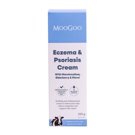 MooGoo Eczema & Psoriasis Cream With Marshmallow, Elderberry & More 200g