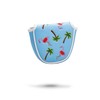 Pins & Aces LE Tropical Lawn Flamingo Head Cover -