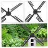 Kisangel 2pcs Windmill Blades Plastic Windmill Parts for Garden Sturdy