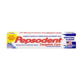 Pepsodents Complete Care Toothpaste, Original Flavor, 5.5 oz (5 Pack)