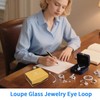 Jewelry Loupe Magnifier | 30X Handheld Magnifiers,Portable Loupe for Jewelry