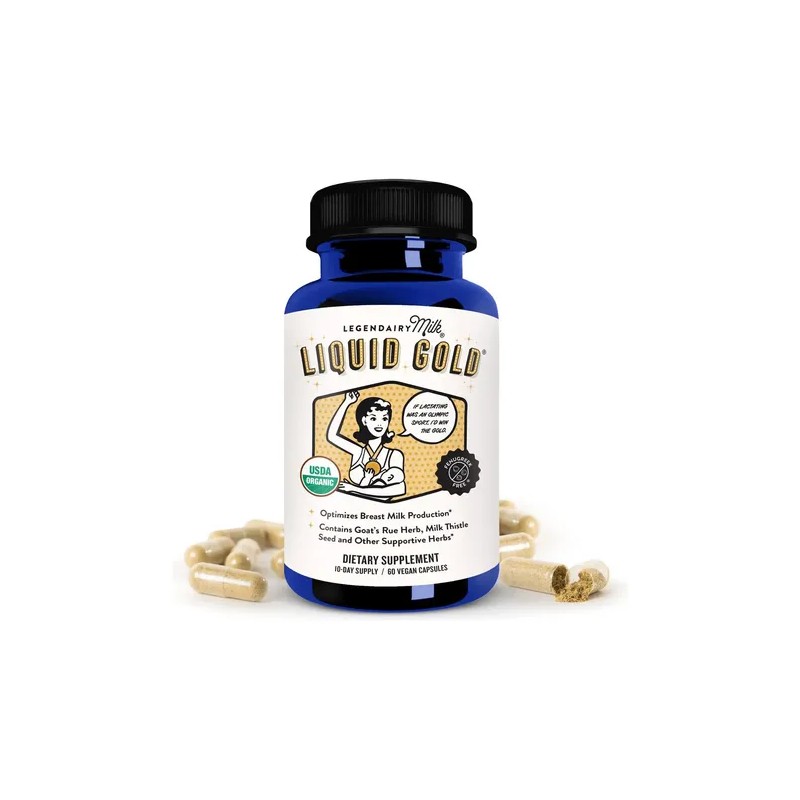 Suplemento Lactancia Legendairy Milk Liquid Gold Cápsulas Veganas