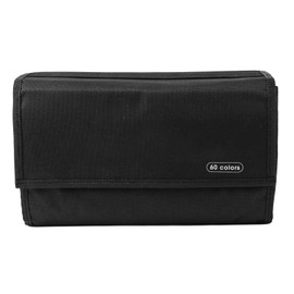 Marker Pen Bag Canvas Multi Layers Large Capacity Portable Pen Bag for Outdoor Activity