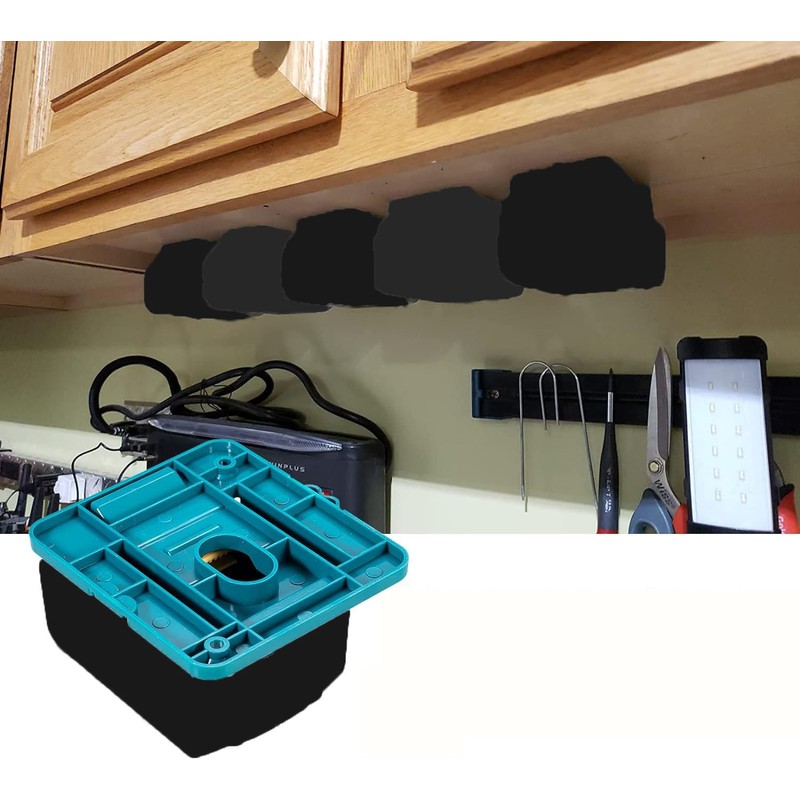 Battery Mount Holder Compatible for Makita 18V Batteries, Wall Mounts