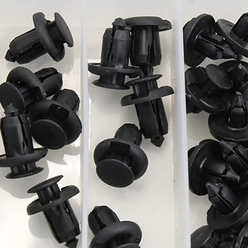 sourcingmap 50pcs Trim Panel Retainer Clips 3 Sizes 7mm 8mm