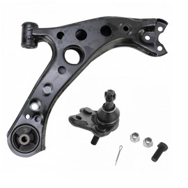 TRQ Front Left Lower Control Arm with Ball Joint Drivers Side Compatible with 2019-2022 Toyota Corolla 2016-2022 Prius Prius AWD-e 2017-2022 Prius Prime