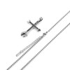 HZMAN Cross Necklace for Men Stainless Steel Bible Verse Philippians