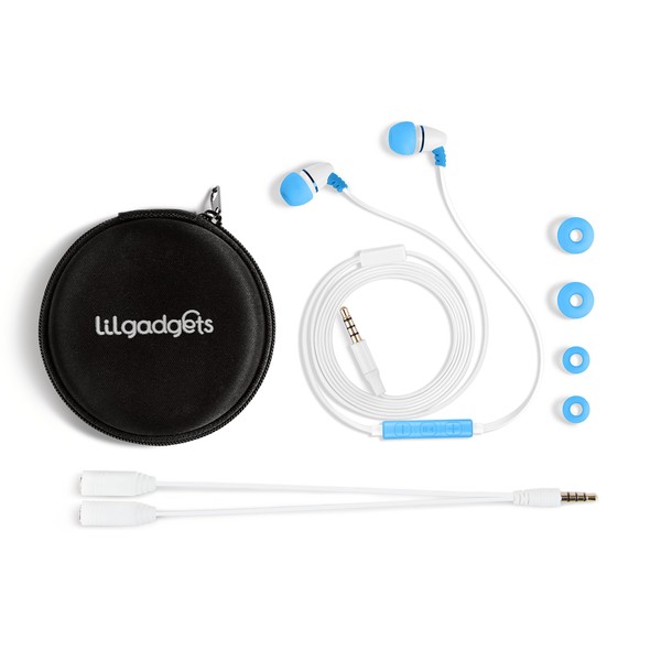 LilGadgets Kids Earbuds Wired for School - Safe & Comfortable,