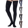 Plus Size Thigh Hi Compression Socks for Men 20-30mmHg with