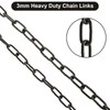 JMIATRY 8 Metres Length 304 Stainless Steel Chain, 3mm Heavy