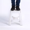 SHIMOYAMA Folding Step Stool 15IN Tall Plastic Foldable Step Stool