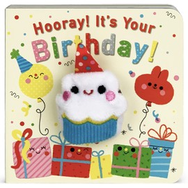 Hooray It's Your Birthday! Finger Puppet Board Book for Celebrations & Parties Ages 1-4