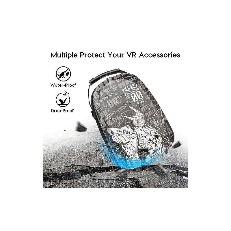 IGRL Carrying Case for PSVR2, Hard Shell Case Compatible with