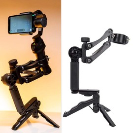 FOSA Z Axis 4 Axis Stabilizer,Multi-function Vibration Damping Anti-Vibration 4 Axis Stabilizer Handle Grip Shock Absorption Single Handheld Mount Bracket Photo Gimbal Accessories Osmo Mobile 3