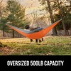 GORILLA GRIP Durable Portable Camping Hammock, Holds 500lbs with Heavy
