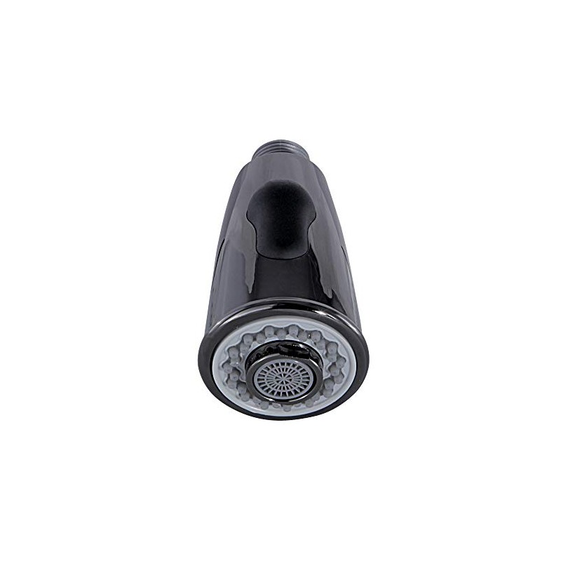 Kingston Brass KDH8500 2-Function Pull-Down Kitchen Faucet Sprayer Head, Black