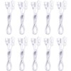 10 Packs Lamp Cord Set with Plug and Switch Pure