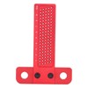 Woodworking Scriber T Square Ruler 100mm Aluminum Alloy Hole Positioning