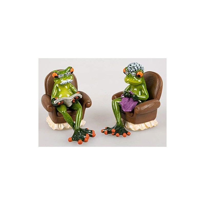 Formano Frog Grandma and Grandpa in Chair