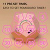 CreaViva Cube Pomodoro Timer, Rechargeable Small Cute, Timer for Kids