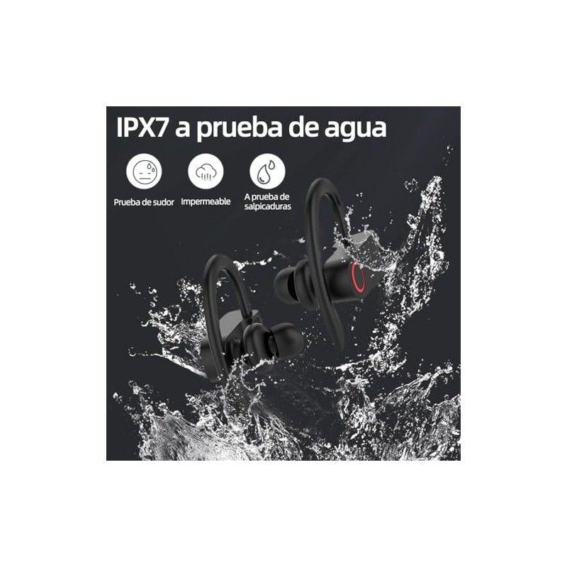 Audifonos Inalambricos, Audífonos Bluetooth 5.3 con Pantalla Digital LED,Estéreo HiFi
