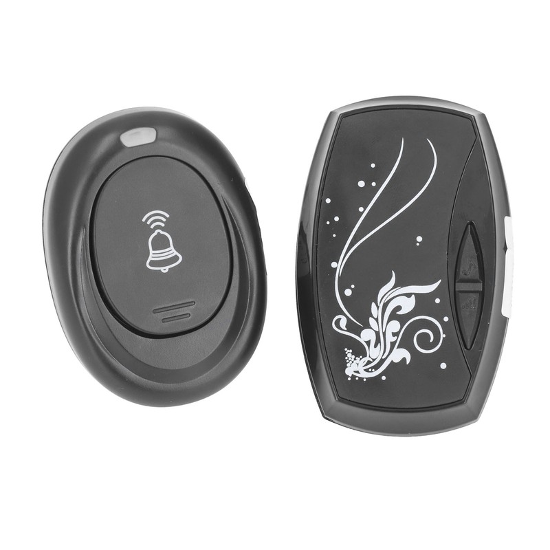 Wireless Doorbell with LED Flash Light Remote Control Music Doorbell