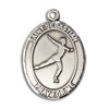 Bonyak Jewelry Saint Medal Collection Sterling Silver St. Sebastian/Figure Skating