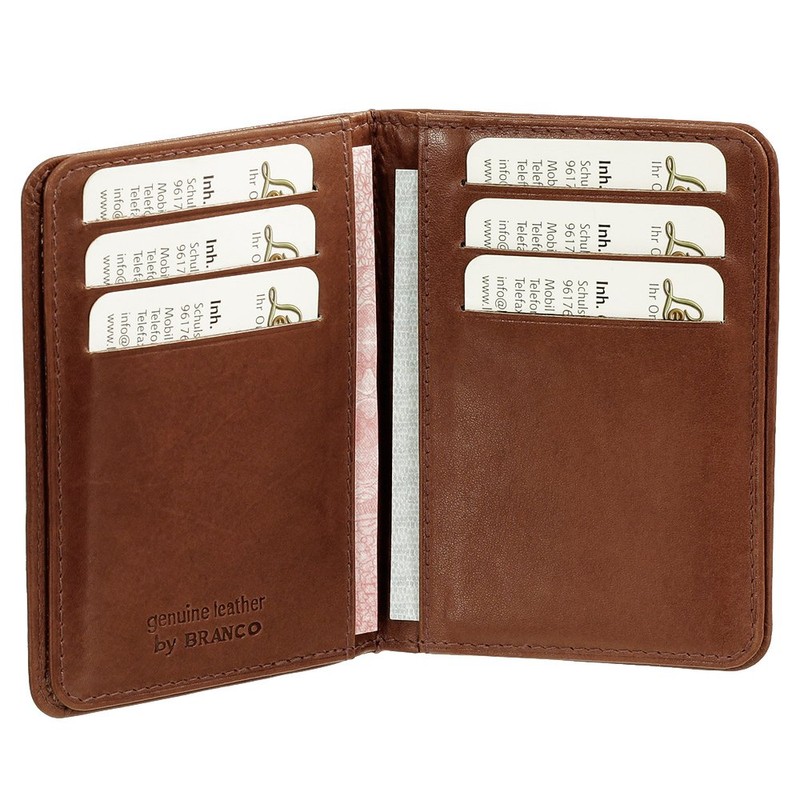 Branco Leather ID Card Holder Credit Card Holder Car Folder
