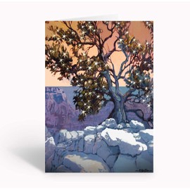 Stonehouse Collection Holiday Tree on the Canyon - 18 Christmas Cards & Envelopes - Grand Canyon, Southwest