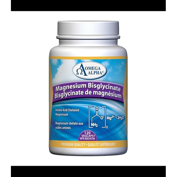 Omega Alpha Magnesium Bisglycinate 120 Vagi Capsules